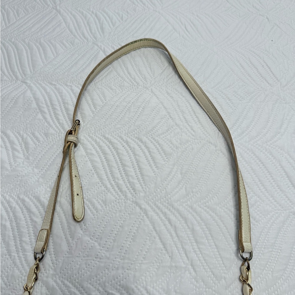 Fringe Crossbody Shoulder Bag in Light Beige - Picture 5 of 6